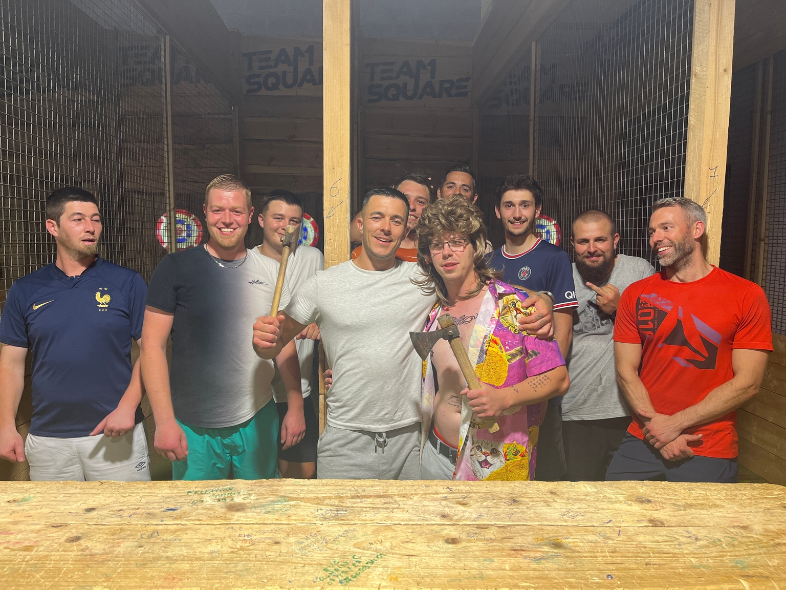 Lancer de haches Lens : activité insolite et conviviale Team Square