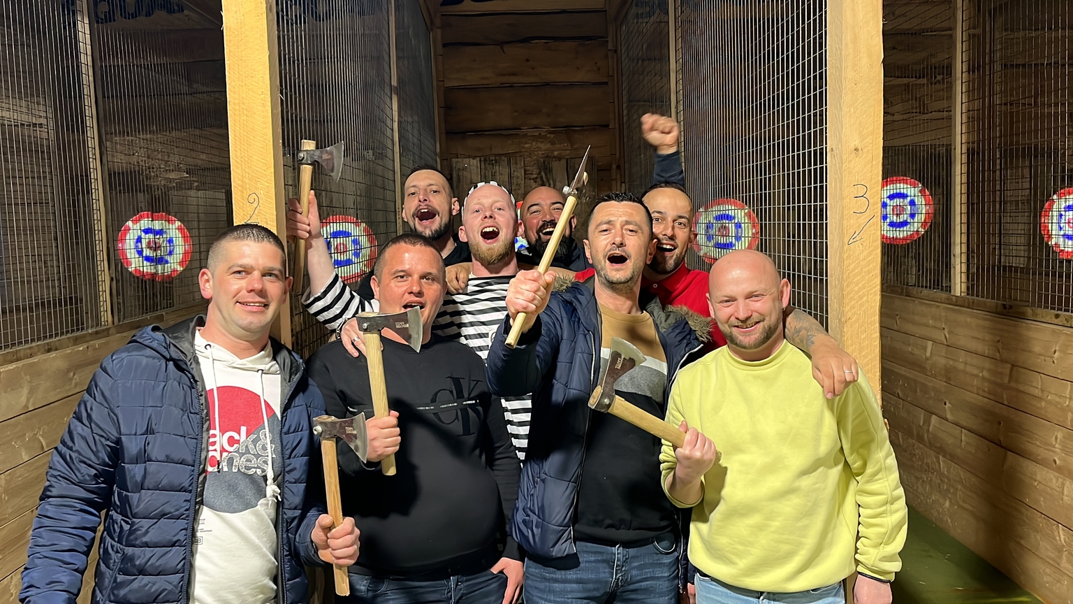 Lancer de hache chez Team Square
